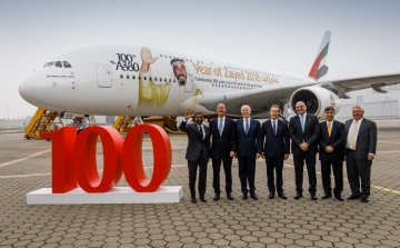 Átvette 100. gépét az Emirates