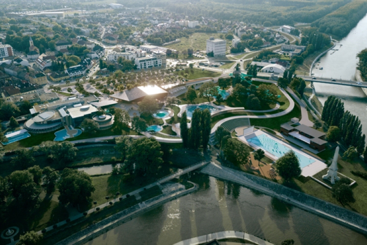 Elkészült a győri Vízi Élménypark koncepcióterve