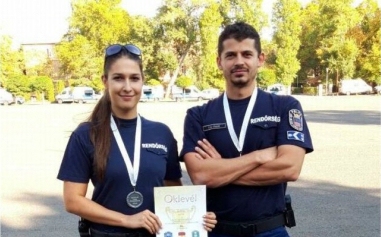 Győri rendőrök az országos háromtusa bajnokságon