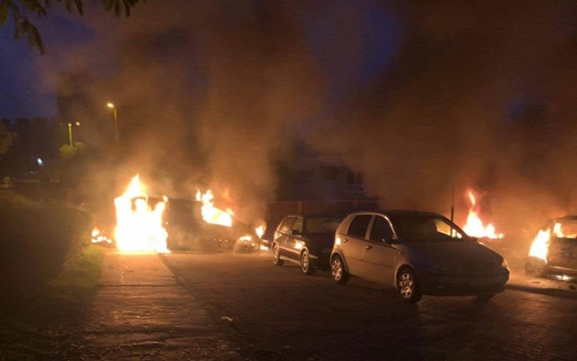 Több autó lángolt hajnalban Kassán