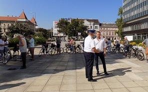 Kerékpárjelölő program Győrben - videóval