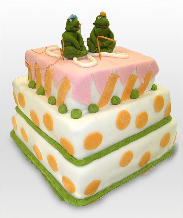 Az Erika Pékség és Cukrászat által készített különleges torta. Az Erika Pékség és Cukrászat által készített különleges torta.