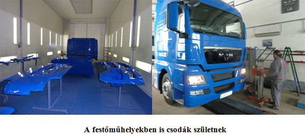 Egy kiváló kamionklinika a Veszprém megyei Öskün
