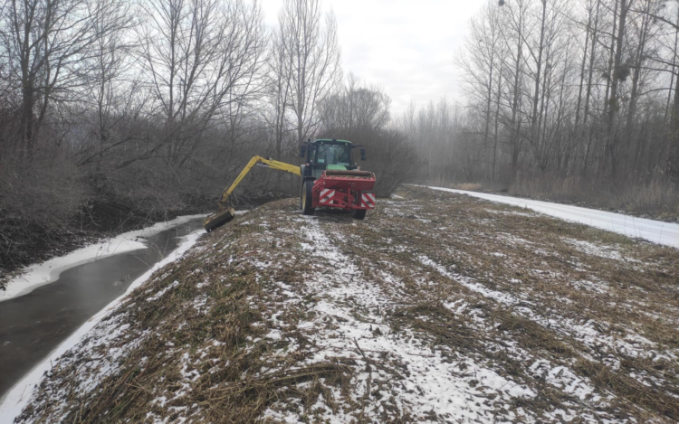Fenntartási munkák télen is