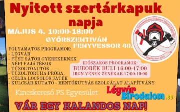 Szent Flórián nap – Nyitott szertárkapuk napja Győrszentivánon