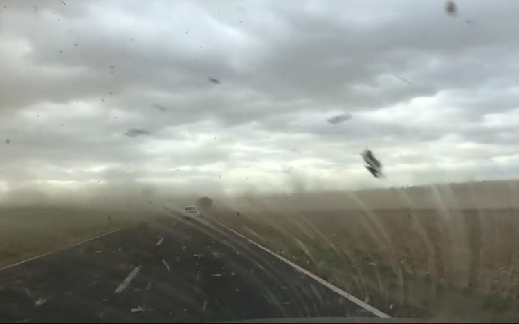 Hatalmas porvihar volt Tolna megyében