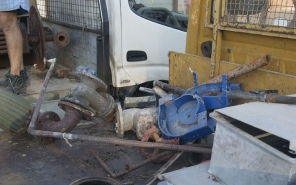 Fémhulladékot loptak