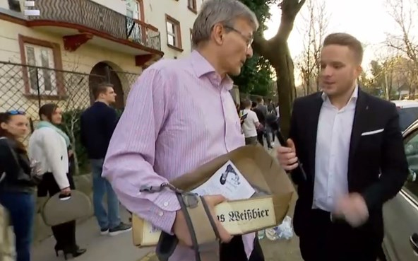 Demszky Gábor vízzel öntötte le az Echo TV stábját