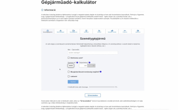 Ezzel a kalkulátorral előre kiszámolható a gépjárműadó összege