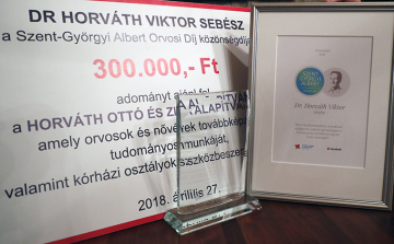 Két győri orvos is kiérdemelte a Szent-Györgyi Albert Orvosi Díjat