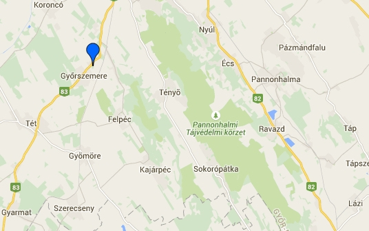 Baleset Győrszemerénél