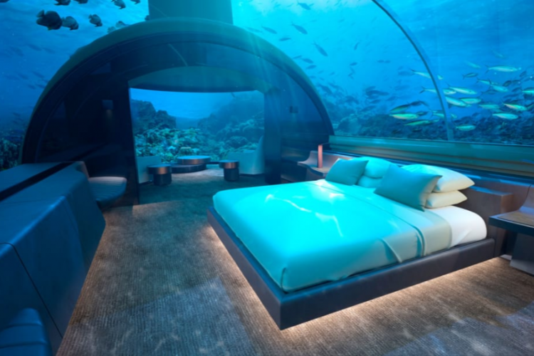 Tenger alatt nyílik luxushotel a Maldív-szigeteken 