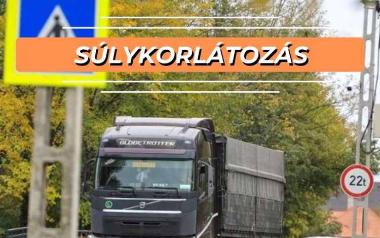 Súlykorlátozás az utak védelmében