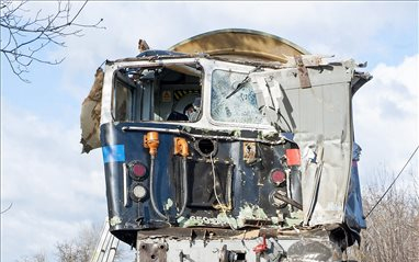 Meghalt a nyúli vonatbalesetben megsérült tolatásvezető
