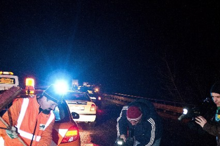 Beszakadt az M1-es Győrnél