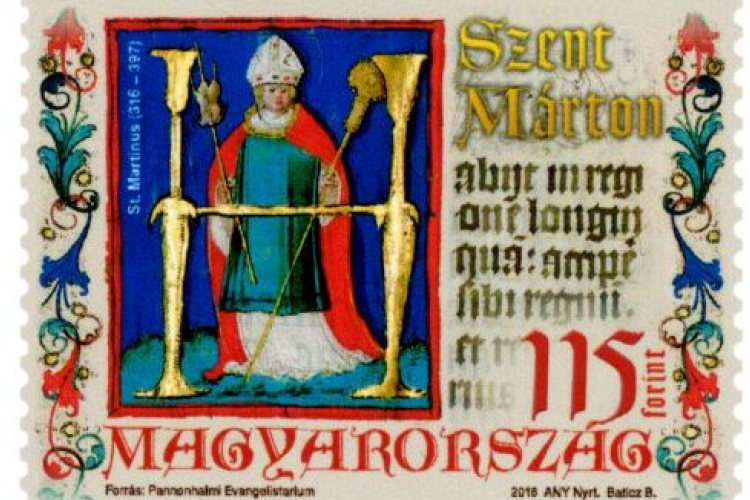 Szent Márton-év - Emlékbélyeget bocsátott ki a Magyar Posta
