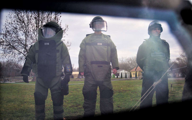 Több világháborús gránátot találtak Enyingnél 