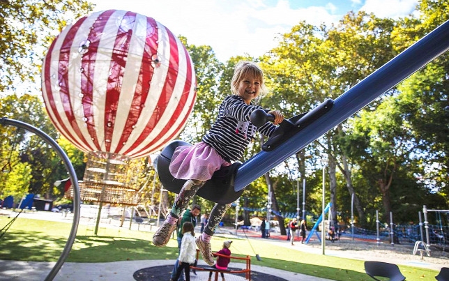 Hamarosan birtokba vehetik a gyerekek Magyarország egyik legkorszerűbb játszóterét
