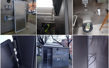 Megrongálták, nem üzemel a nyilvános vécé