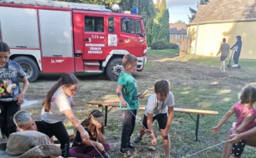 Idén is népszerű volt a győrszemerei tűzoltó tábor