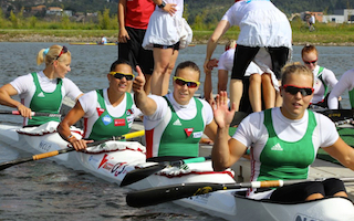 Kajak-kenu Eb - győriek az élmezőnyben