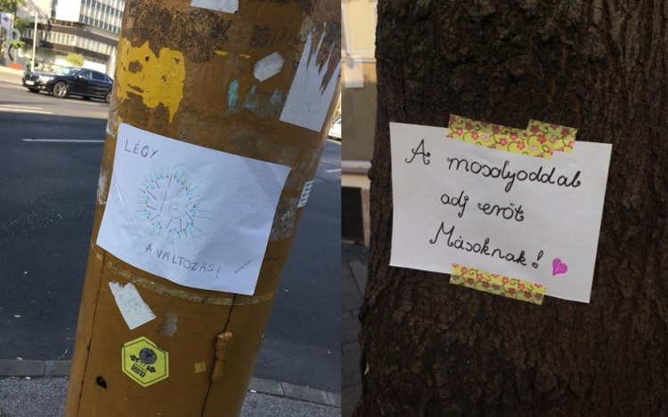 Üzenetek Győr utcáin