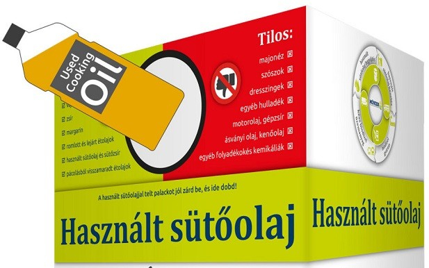 Kapuváron is gyűjtik a sütőolajat!