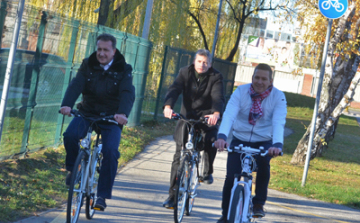 Befejeződött a kerékpárút-fejlesztés 