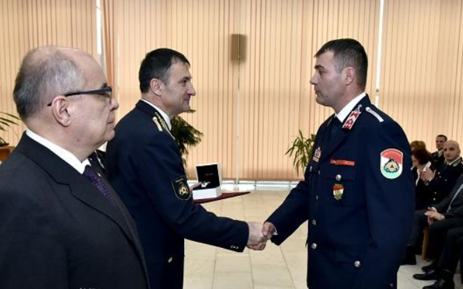 Győri tűzoltó az év tiszthelyettese