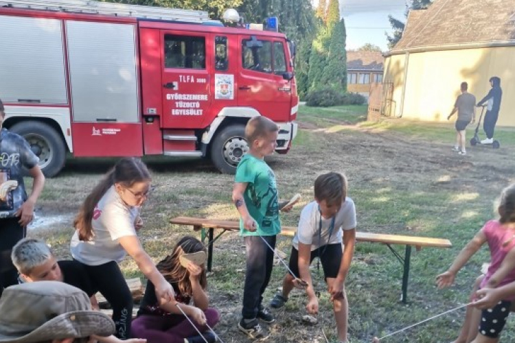 Idén is népszerű volt a győrszemerei tűzoltó tábor