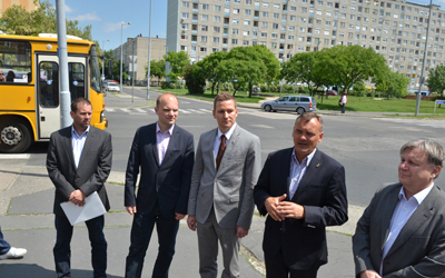 Körforgalom épül a Kodály-Földes csomópontban