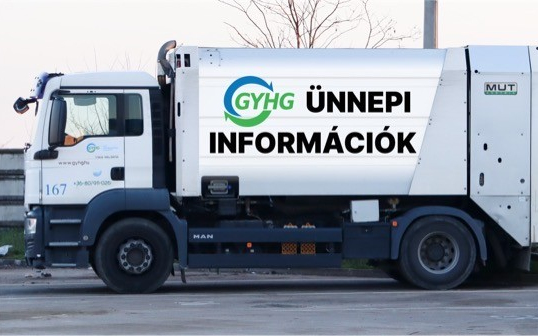 Így zajlik a szemétszállítás és a hulladékudvarok nyitvatartása a hosszú hétvégén
