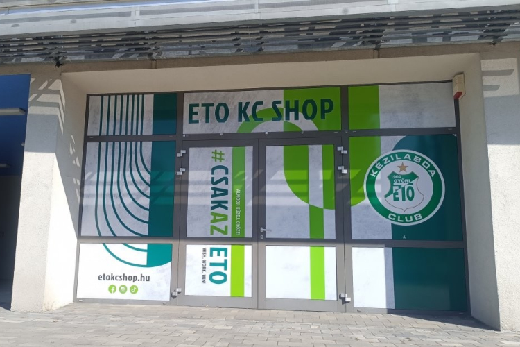 Új helyen a Győri Audi ETO hivatalos boltja