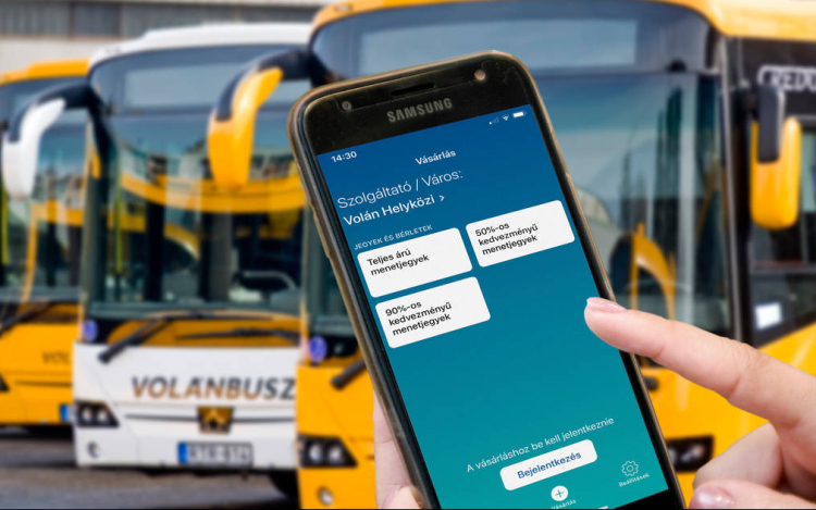 Készpénzmentes lesz a jegyvásárlás a Volánbusz járatain