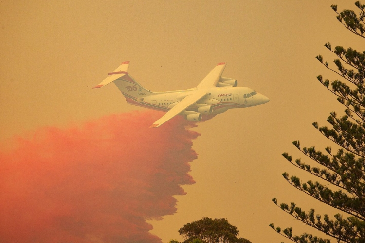 Lezuhant egy tűzoltó-repülőgép Ausztráliában