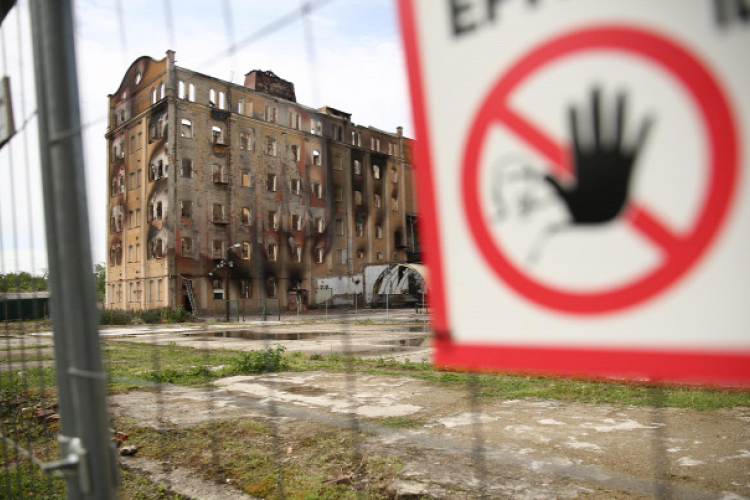 Megerősítik a kiégett békéscsabai István-malom szerkezetét