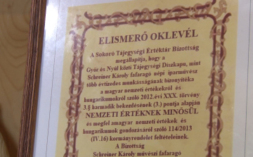Nemzeti Érték lett az écsi fafaragó