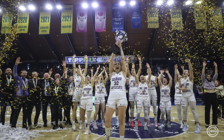 Női kosárlabda NB I – Tizenhetedszer aranyérmes a Sopron