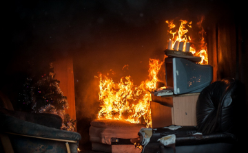 Adventi koszorú okozta a tüzet Budapesten