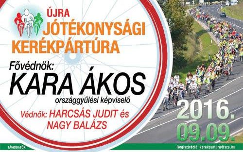 JÓTÉKONYSÁGI KERÉKPÁRTÚRA GYŐRBEN