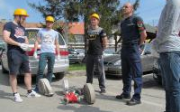 Készülnek a győri diákok a XII. Országos Középiskolai Rendészeti Tanulmányi Versenyre