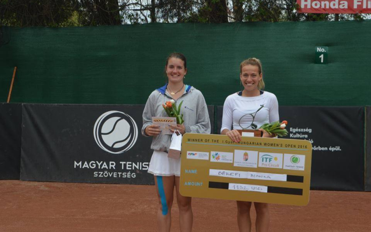 Békefi Bianka nyerte a győri tenisztornát