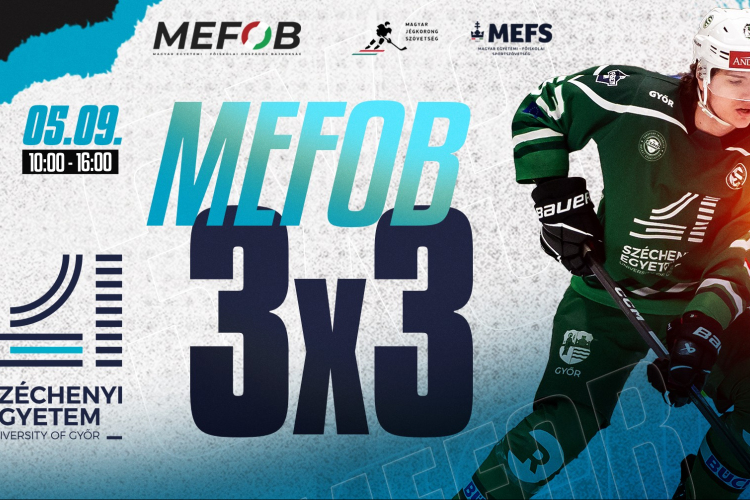 Rekordlétszámú mezőny érkezik Győrbe: jön a 2026-os 3×3-as Jégkorong MEFOB