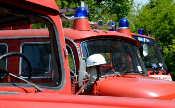 Tűz volt Győrben a Zrínyi utcában 