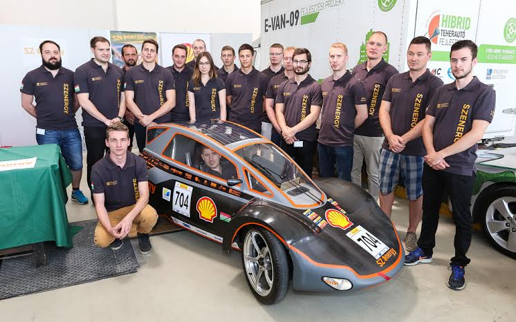 LONDONBA KÉSZÜL A GYŐRI DIÁKOK KÜLÖNLEGESEN ENERGIAHATÉKONY JÁRMŰVE