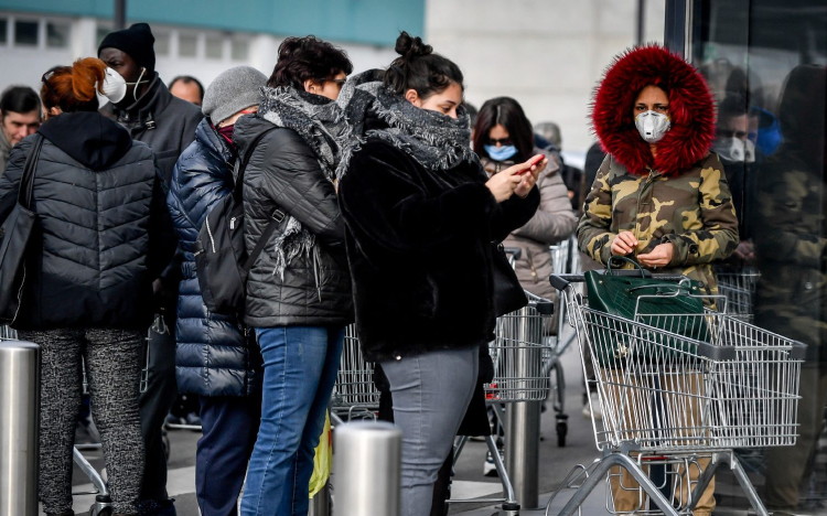 Tovább nőtt a fertőzöttek száma Olaszországban