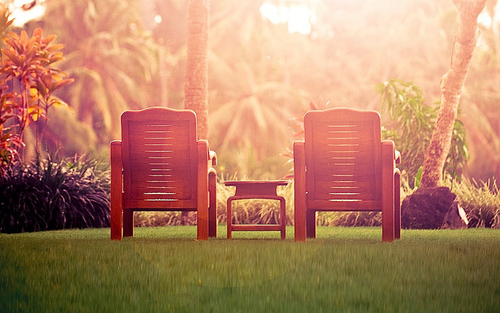 Csapdába ejtette a napozószék