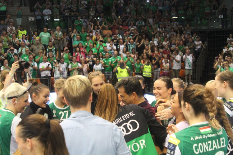 2018.05.23. Audi ETO KC -Békéscsaba női kézilabda és a bajnoki ünneplése Fotók:árpika 