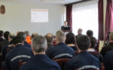 Győr-Moson-Sopron Megyei Katasztrófavédelmi Igazgatósága évértékelő tiszti értekezletet tartott Győrben 