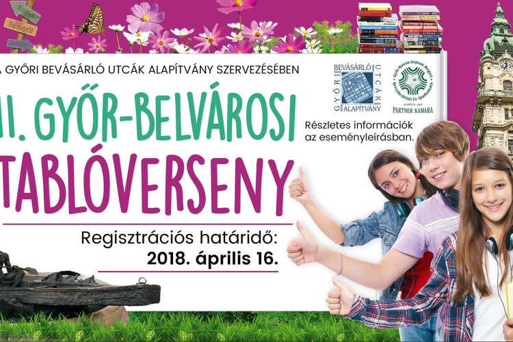 Hamarosan kezdetét veszi a II. Győr- Belvárosi Tablóverseny